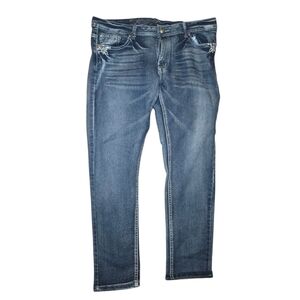 Sparkle & Style! ✨ Montana embellished dark wash denim jeans, size 13/14. Super